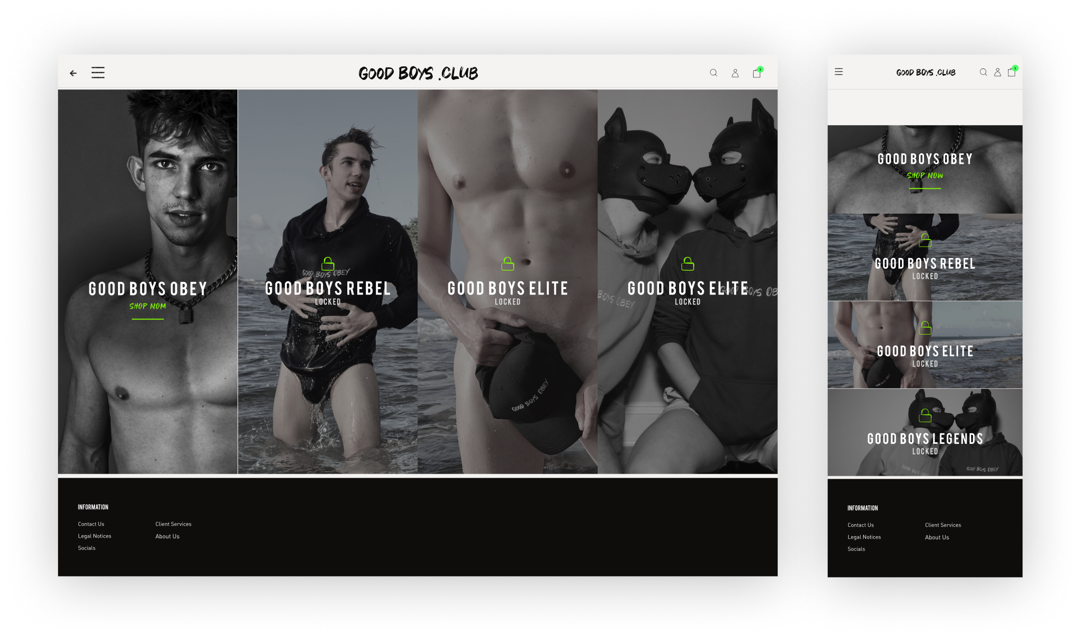 Good Boys Obey Desktop View